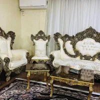 مبل سلطنتی با ۳عدد میز وسط مبلی