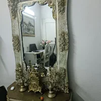 اینه وشمعدان|آینه|قزوین, |دیوار