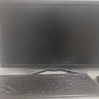 کیس و مانیتور HP به همراه موس و صفحه کلید|رایانه رومیزی|فریمان, |دیوار