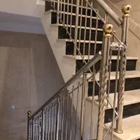نرده استیل حفاظ بانک بالکن تراس نرده راهپله