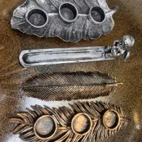 دو جفت جاشمعی و جا عودی پلی استر نو