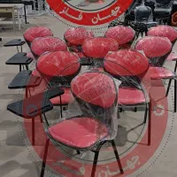 صندلی دانشجویی صدفی صورتی/دانش آموزی/صندلی آموزشی