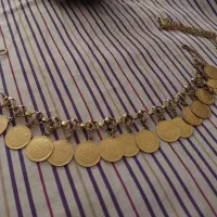 گردنبند ربع پهلوی ۱۶تایی قدیمی عیار۲۱|جواهرات|تهران, توحید|دیوار