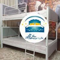 تخت خواب دو طبقه حاجی پور(تختخواب۲دونفره)تشک سپنتا|تخت و سرویس خواب|مشهد, حسین‌آباد|دیوار