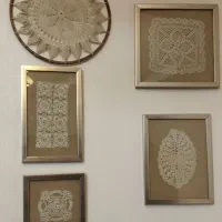 ست تابلو قلاب بافی و حلقه ماندلا