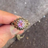 نگین اسپینل صورتی برمه رکاب اشکی|جواهرات|تهران, سید خندان (جلفا)|دیوار