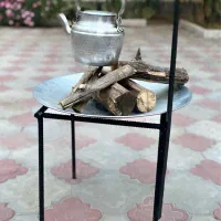 آتشدان کوچک و سیار به همراه آویز کِتل