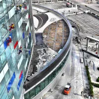 خدمات کار در ارتفاع دسترسی با طناب راپل آب بندی|خدمات پیشه و مهارت|رشت, لاکانی|دیوار