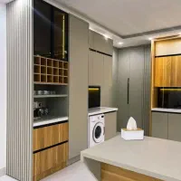 ساخت کابینت هایگلاس نئوکلاسیک انزو|خدمات پیشه و مهارت|اصفهان, برازنده|دیوار