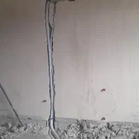 لوله گذاری توکار کولرگازی|خدمات پیشه و مهارت|شبستر, |دیوار