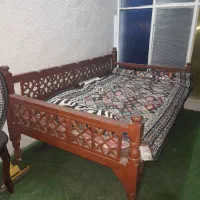 تخت سنتی|تخت و سرویس خواب|اهواز, فولاد|دیوار