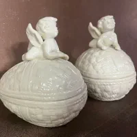 قندان و‌مجسمه لمونژ و مجسمه اسب کریستال