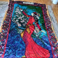 روتختی مخمل کاشان آنتیک