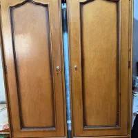 کمد لباس چوبی دوتایی  بادوام درحدنو زیر قیمت
