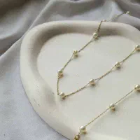 گردنبند های مرواریدی زیبا