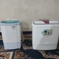 دو عدد ماشین لباسشویی خشک کن داره