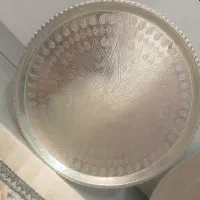 دوعددسینی جنس مس|ظروف سرو و پذیرایی|گناباد, |دیوار