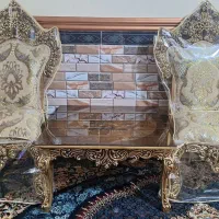 مبل سلطنتی ۹ نفره|مبلمان خانگی و میز عسلی|کهنوج, |دیوار
