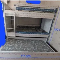 تخت دونفره به علاوه تخت مهمان ، تخت سه نفره