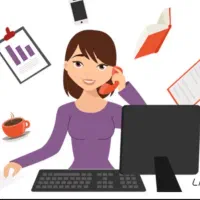 منشی و مسئول اداری