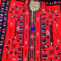 لباس بلوچی پلیواردولا  میدوزم با آیینه چهارگوش