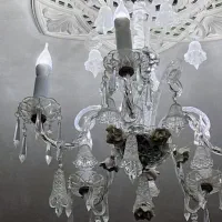 لوستر باکارات ۵ شعله سالم