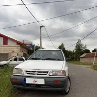 پراید سفید ۸۳ بی نقص و آماده