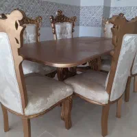 میز غذاخوری چوبی