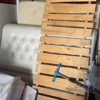 تخت خواب با چوبها و پایتختی فقط ۴۵۰۰