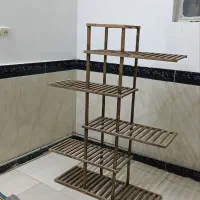 استند گل چوبی|کتابخانه، شلف، قفسههای دیواری|بهارستان, |دیوار