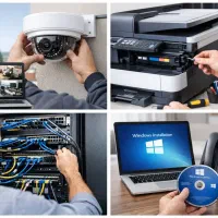 خدمات کامپیوترشبکه.پرینتر.کابل کشی .دوربین.سرور