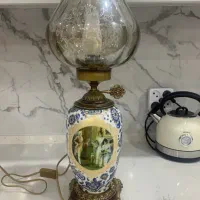 اباژور لامپا گل ابی|چراغ خواب و آباژور|تهران, فاطمی|دیوار