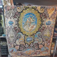 آیه الکرسی ابریشم دار|فرش|کرمانشاه, |دیوار