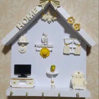 جا کلیدی|کتابخانه، شلف، قفسههای دیواری|هشتگرد, شهرک مهستان ۱|دیوار