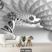 کاغذ دیواری کناف سقف کاذب پوستر سه بعدی|خدمات پیشه و مهارت|قدس, شهر‌قدس|دیوار