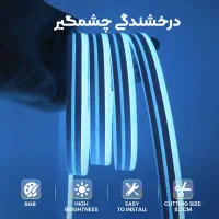 نئون آر جی بی برنامه پذیر / نور پاستیلی / ریسه|ریسه و چراغ تزئینی|شیراز, فخرآباد (دروازه کازرون)|دیوار