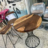 صندلی کف چوب گردو صندلی کانتری روستیک صندلی اُپن|صندلی و نیمکت|تهران, شهرک ولیعصر جنوبی|دیوار