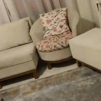 مبل ۸نفره ال در حد نو|مبلمان خانگی و میز عسلی|پرند, فاز ۴|دیوار