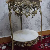 میز تلفن برنجی