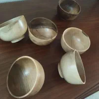 ظروف چوبی پذیرایی ست کامل گردو|ظروف سرو و پذیرایی|گنبد کاووس, |دیوار