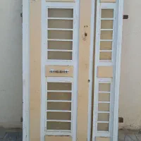 درب حیاطی دو لنگه قوطیی در حدنو