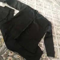 بلوزشلوارسرهم مشکی