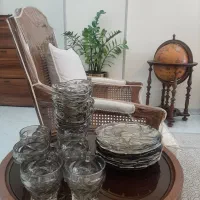 سرویس کریستال،کریستال،پیش دستی،استکان،قندون|ظروف سرو و پذیرایی|تهران, سلیمانی|دیوار