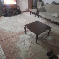 دوفرش ۹متری سالم سالم به علت جابجایی
