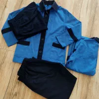 تعدادی لباس مدرسه و کیف|کفش و لباس بچه|میانه, |دیوار