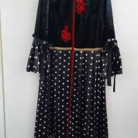 مانتو مخمل سنتی مزونی