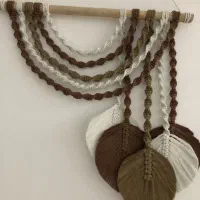 دیوار کوب مکرومه برگ