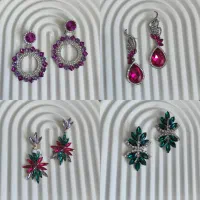 گوشواره جواهری شیک وارداتی|بدلیجات|نیشابور, فردوس شمالی|دیوار