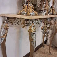 آینه شمعدان وآباژور ومیزتلفن وتابلوچوبی|کلکسیون اشیاء عتیقه|قدس, شهرقدس|دیوار