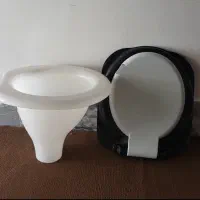 قیف، طوق و درب توالت فرنگی سیار
